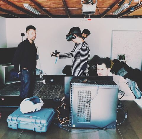 Team working at ETHDenver